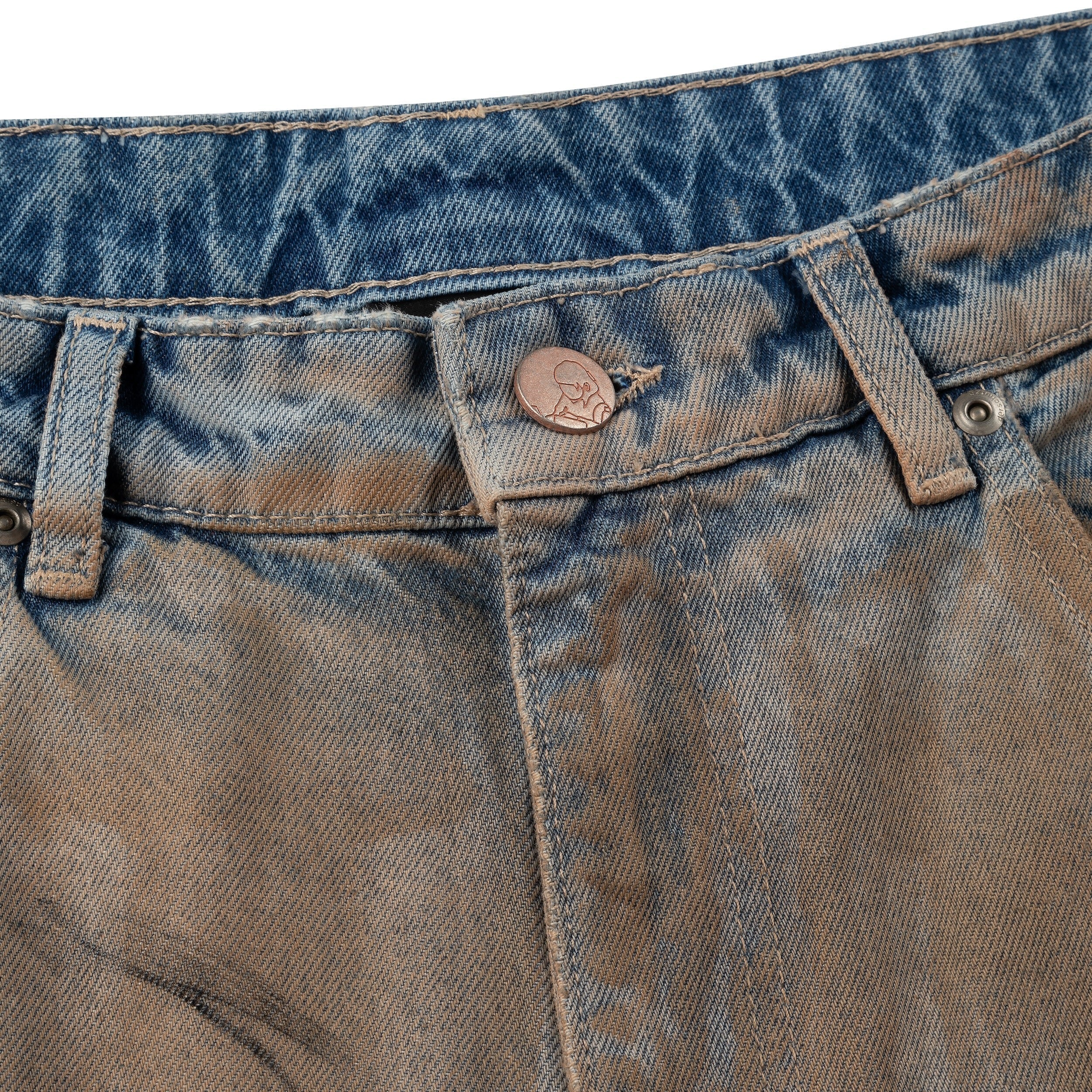 "koi fish v2" denim mud wash