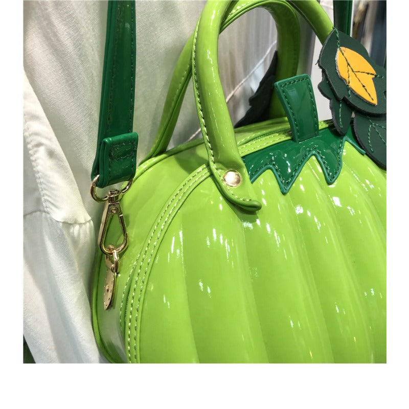 Chrome Heart Leather Bag Pumpkin Bag Styling
