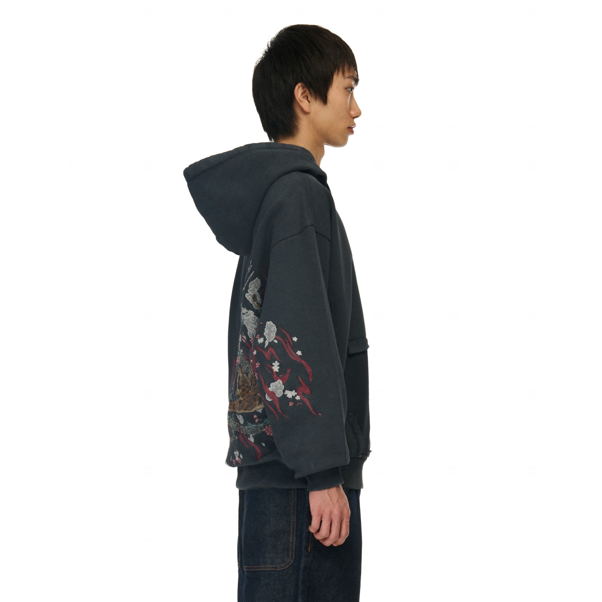 "yakuza" Hoodie black 01