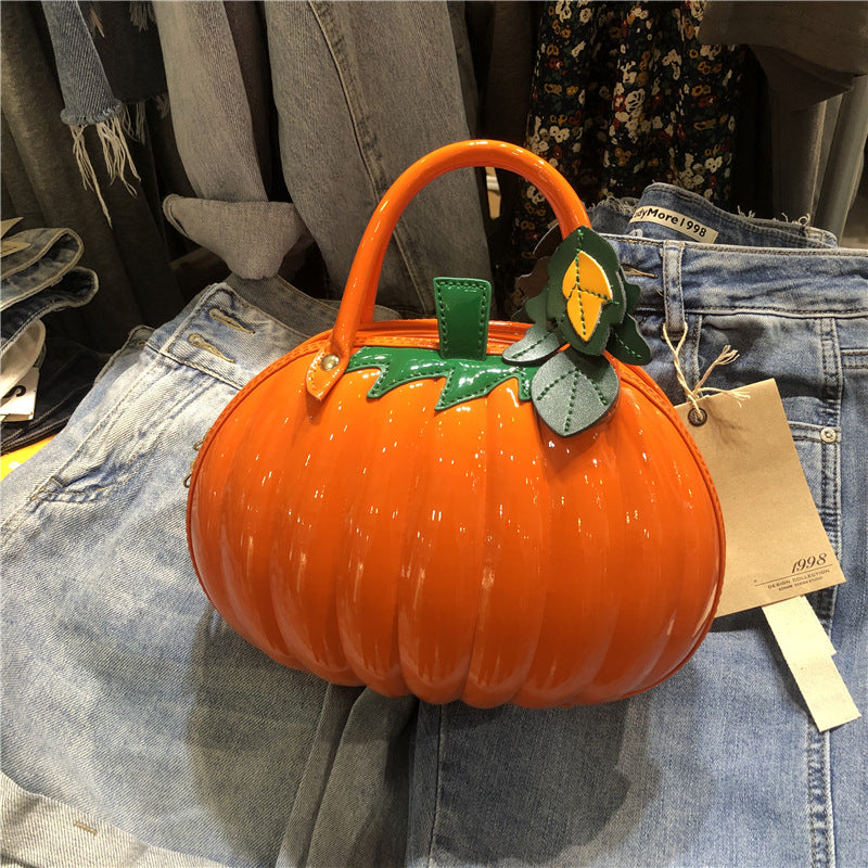 Chrome Heart Leather Bag Pumpkin Bag Styling
